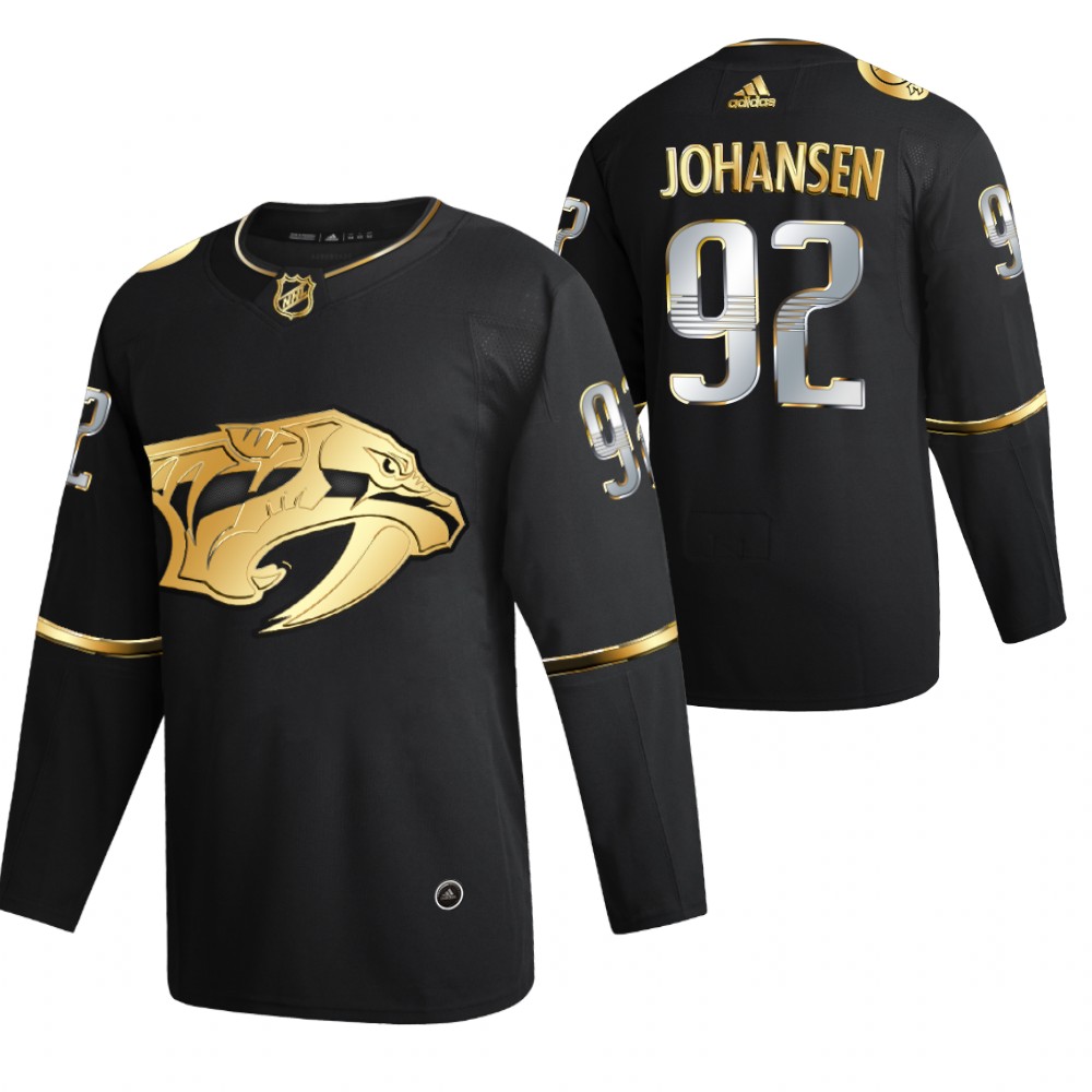 Ryan Johansen Nashville Predators Black 2021 Golden Edition Jersey Limited Authentic