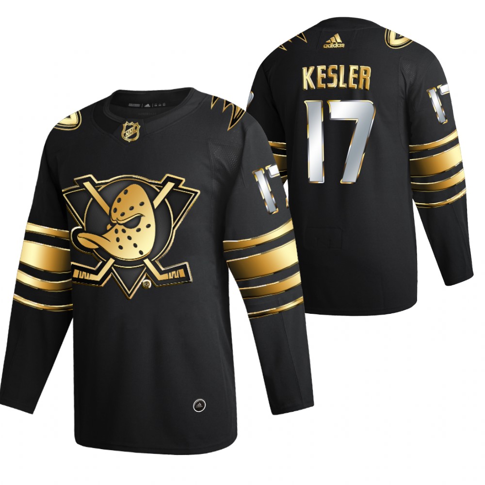 Ryan Kesler Anaheim Ducks Black Golden Edition Jersey Limited Authentic