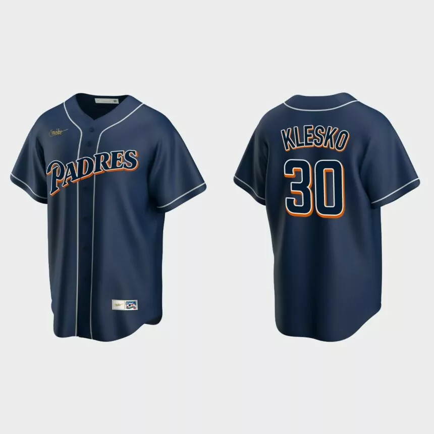 Ryan Klesko #30 San Diego Padres Cooperstown Collection Jersey – Navy