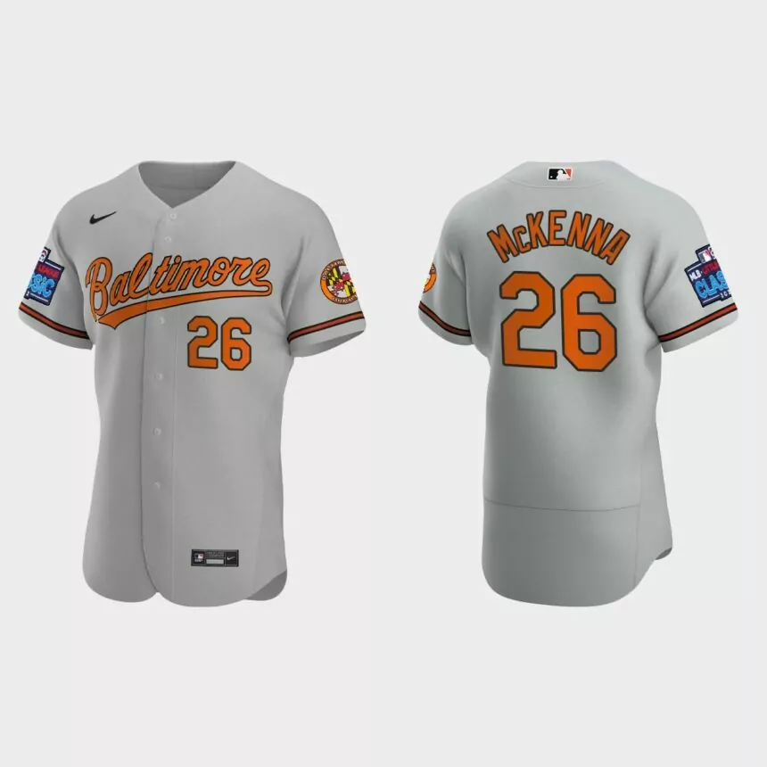 Ryan McKenna Baltimore Orioles 2022 Little League Classic Authentic Jersey – Gray