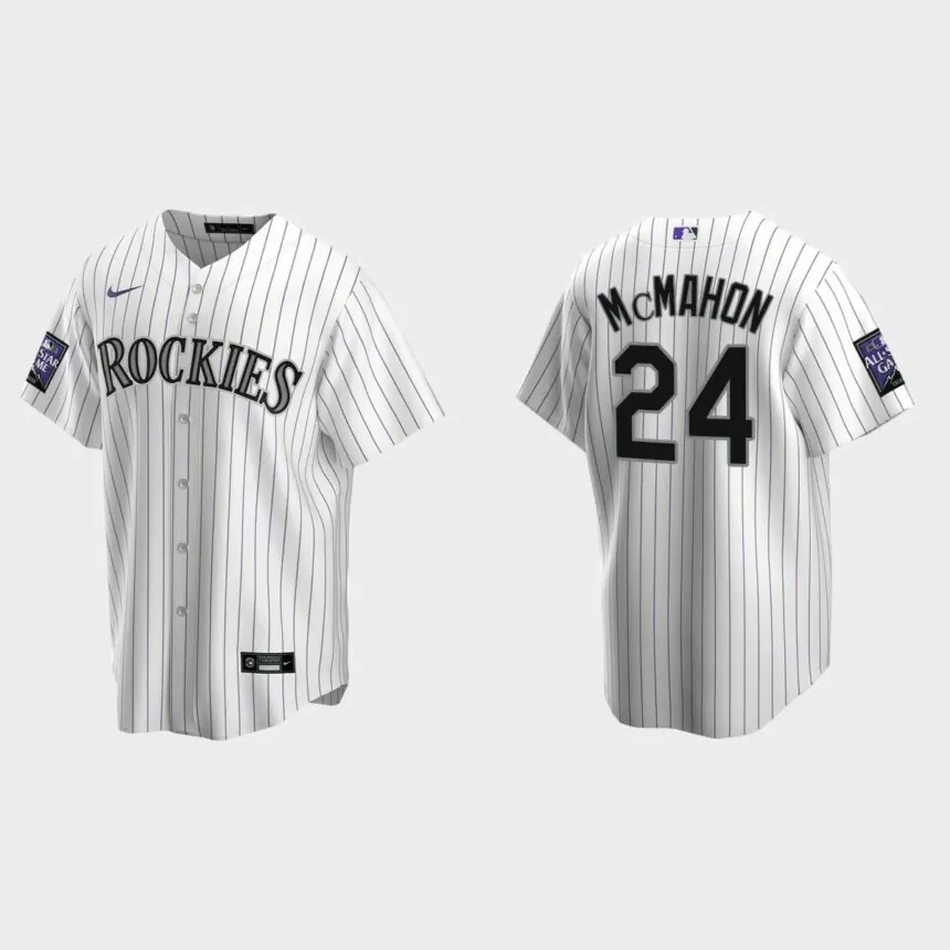 Ryan McMahon Colorado Rockies 2021 All-Star Game Home Replica Jersey – White