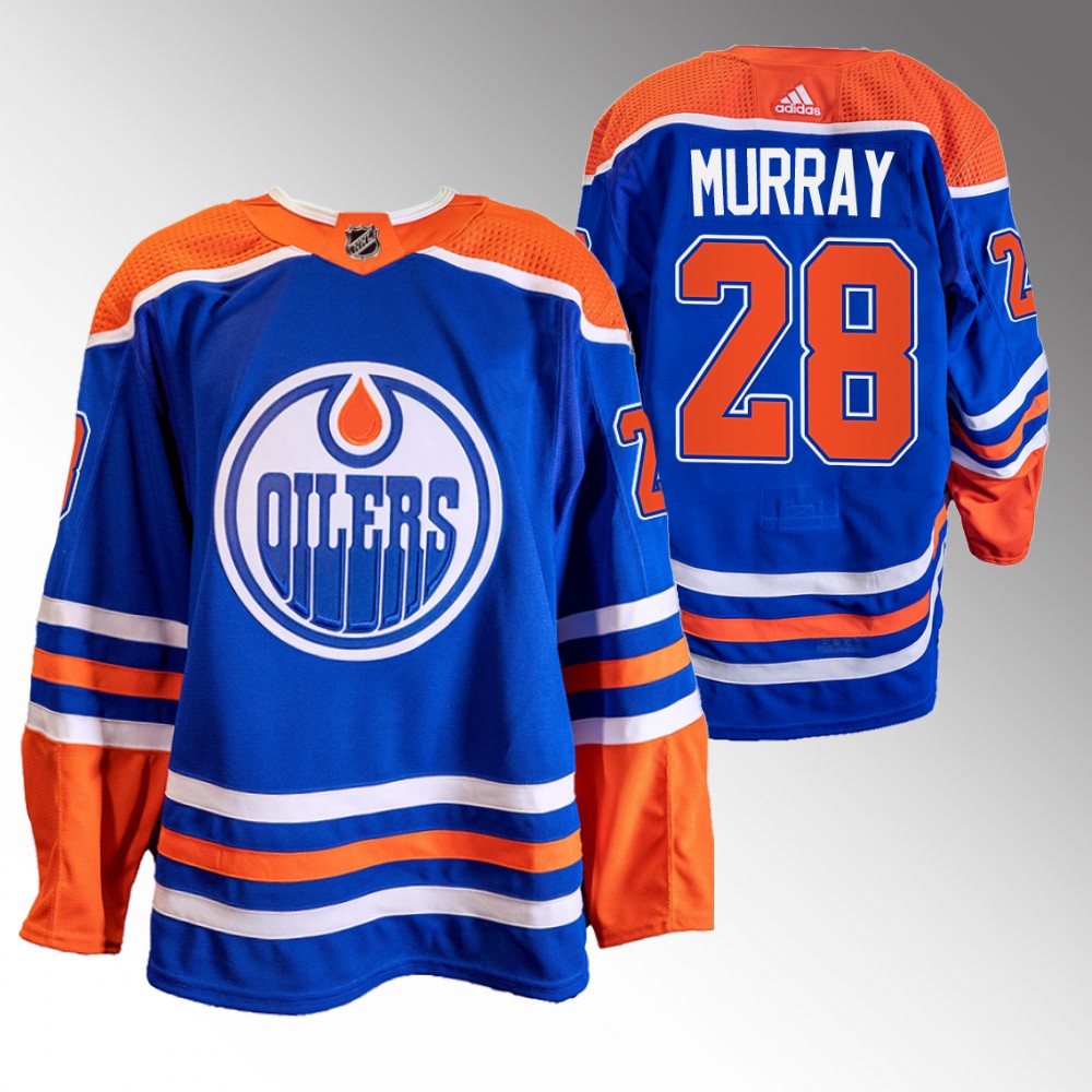 Ryan Murray 2022-23 Edmonton Oilers Royal Home Primegreen Jersey