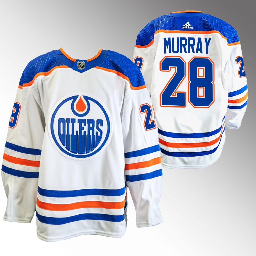 Ryan Murray 2022-23 Edmonton Oilers White Away Primegreen Jersey
