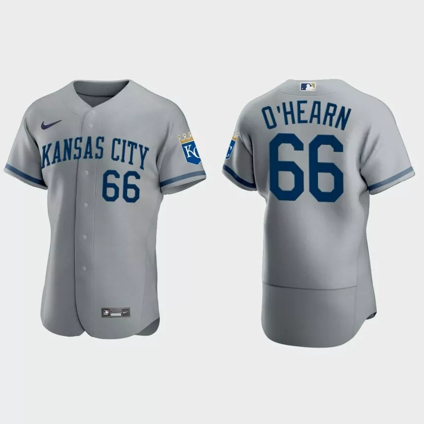 Ryan O’Hearn Kansas City Royals 2022 Authentic Jersey – Gray