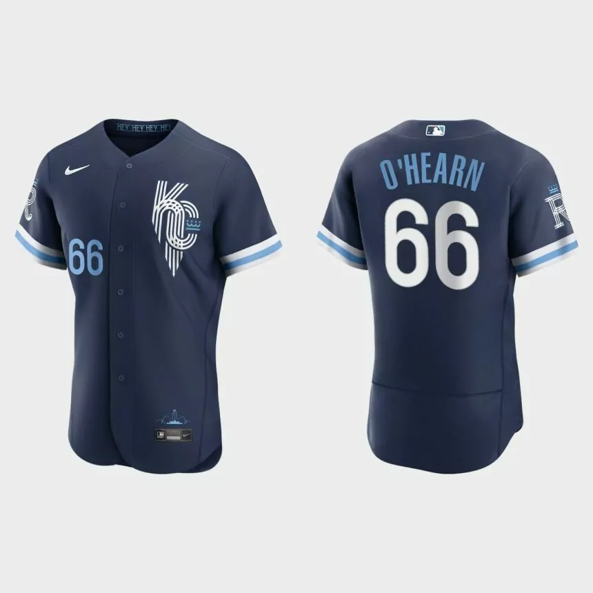 Ryan O’Hearn Kansas City Royals 2022 City Connect Authentic Jersey – Navy