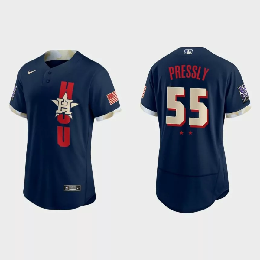 Ryan Pressly Houston Astros 2021 MLB All-Star Game Authentic Jersey – Navy