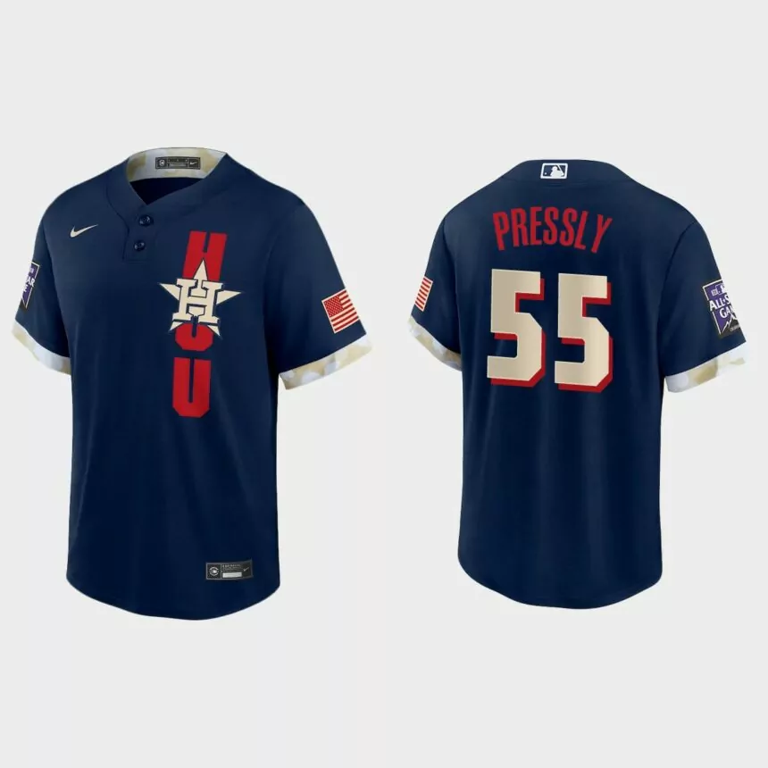 Ryan Pressly Houston Astros 2021 MLB All-Star Game Replica Jersey – Navy