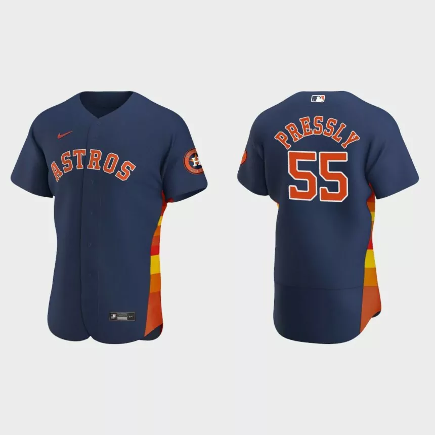 Ryan Pressly Houston Astros Authentic Alternate Jersey – Navy