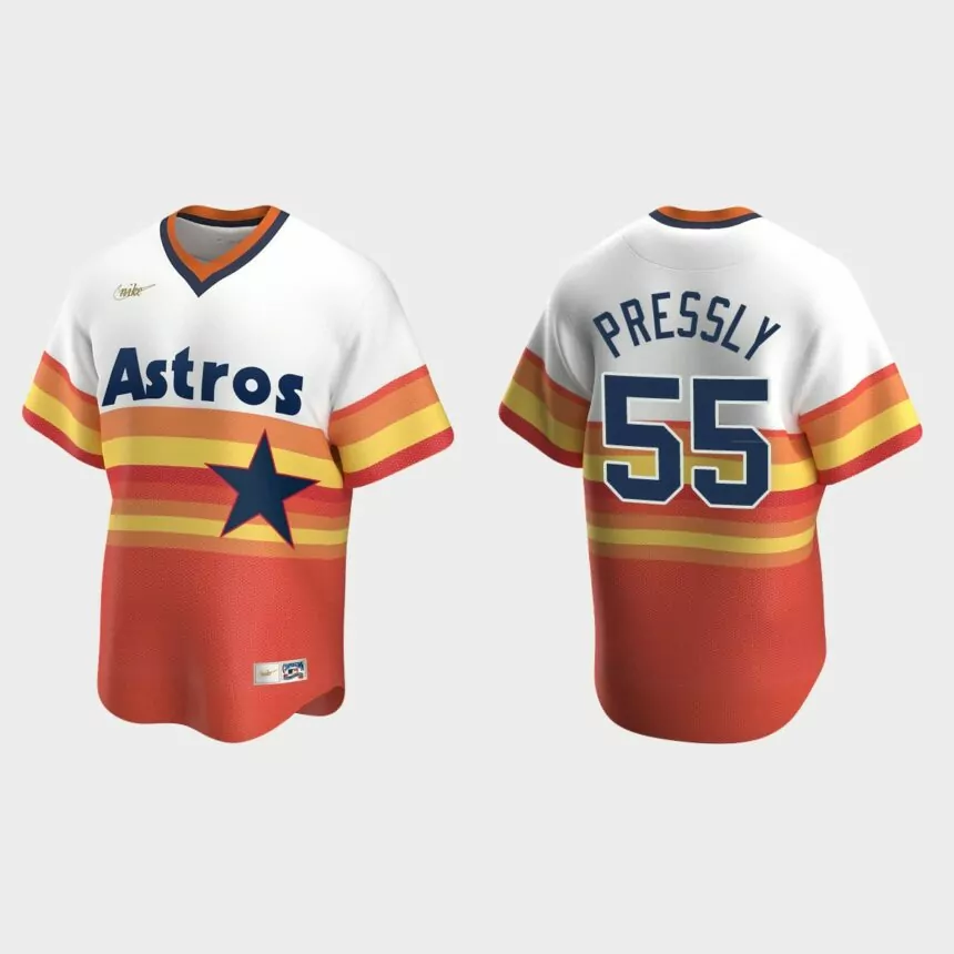 Ryan Pressly Houston Astros Cooperstown Collection Jersey – White