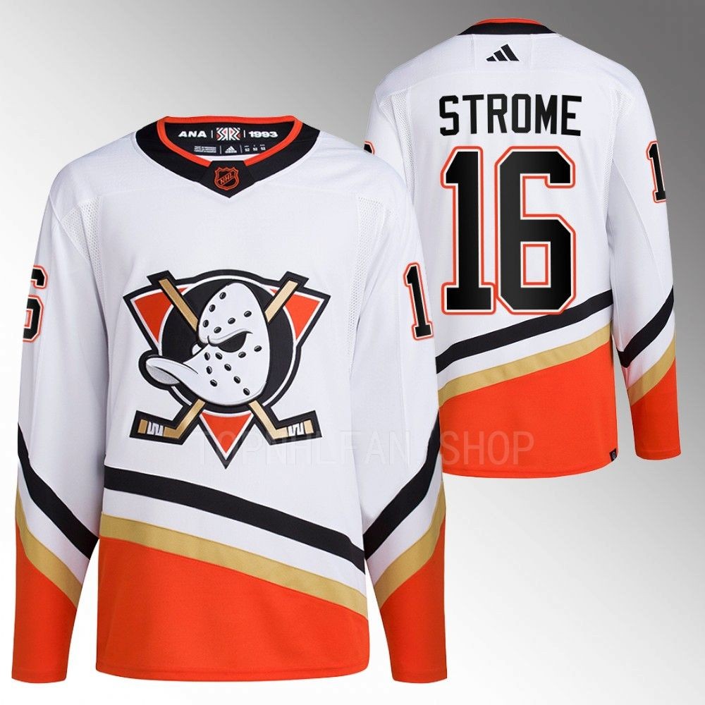 Ryan Strome Anaheim Ducks Reverse Retro 2.0 Authentic Primegreen White 2022 Jersey