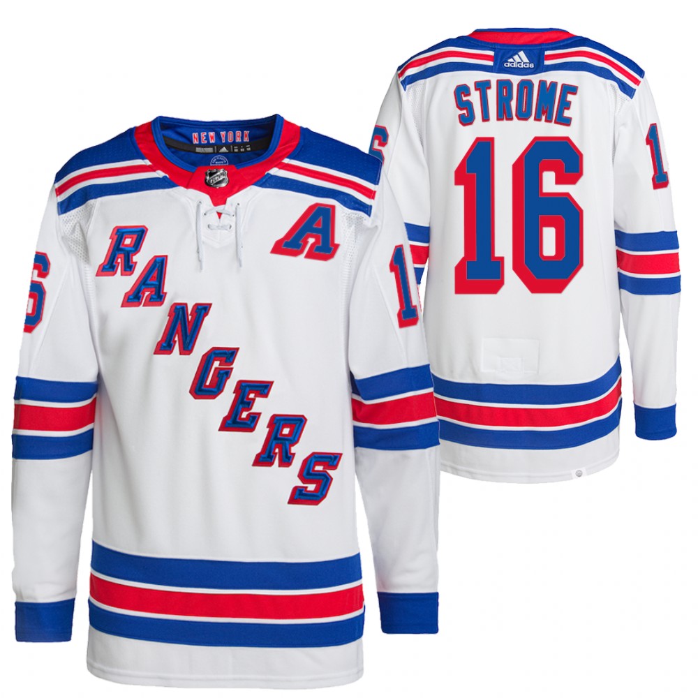 Ryan Strome New York Rangers White Away Primegreen Authentic Pro Jersey
