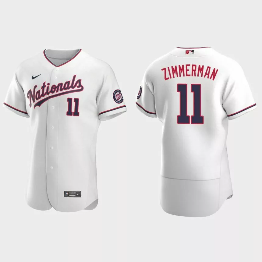 Ryan Zimmerman #11 Washington Nationals Authentic Jersey – White