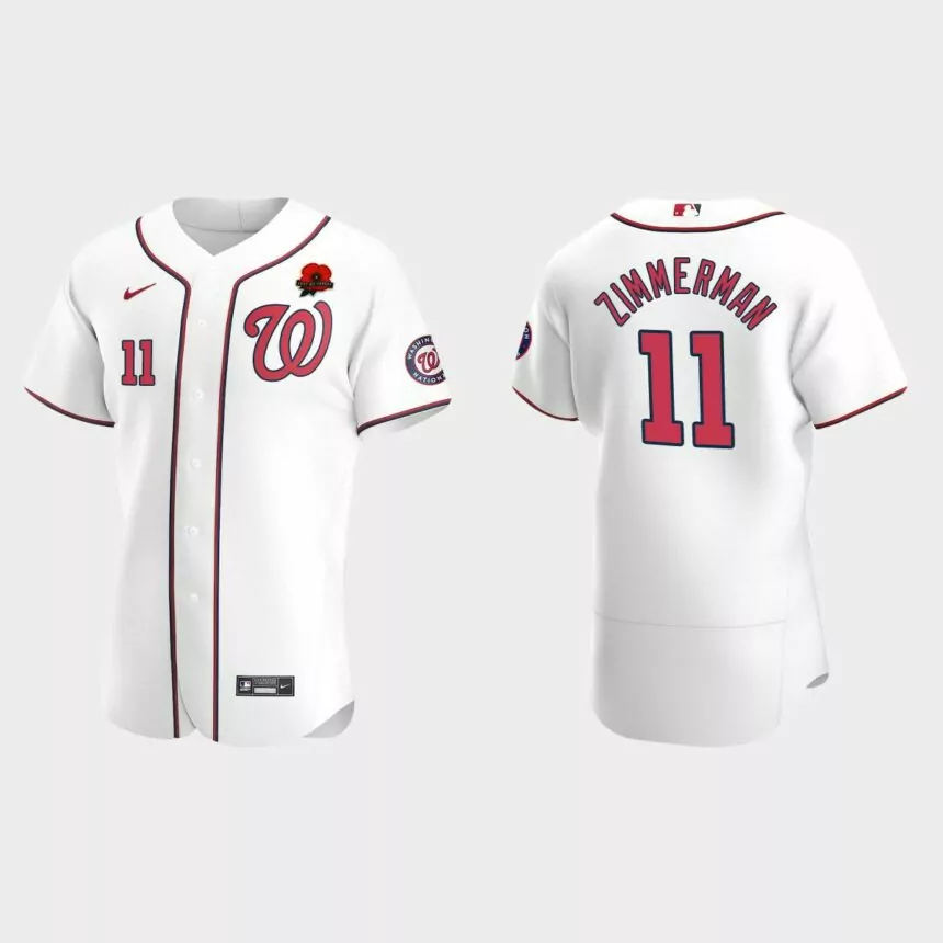 Ryan Zimmerman Washington Nationals 2021 Memorial Day Authentic Jersey – White