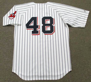 SAM McDOWELL Cleveland Indians 1970 Home Majestic Baseball Throwback Jersey