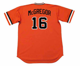 SCOTT McGREGOR Baltimore Orioles 1979 Majestic Cooperstown Baseball Jersey