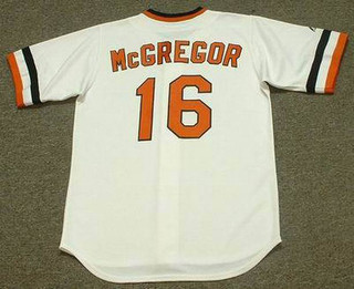 SCOTT McGREGOR Baltimore Orioles 1983 Majestic Cooperstown Throwback Jersey