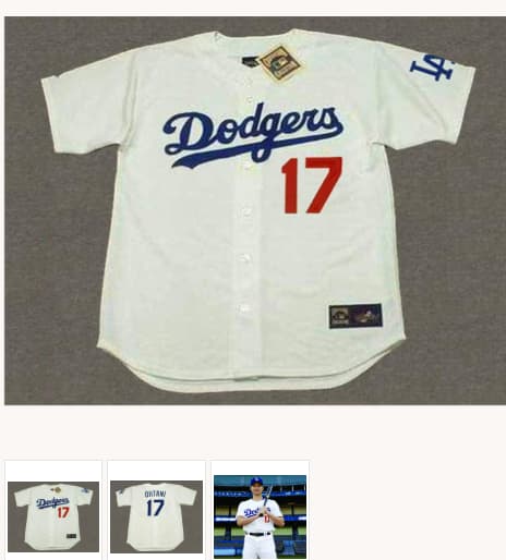 SHOHEI OHTANI Los Angeles Dodgers Home Majestic Baseball Jersey