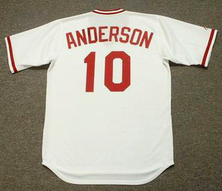 SPARKY ANDERSON Cincinnati Reds 1975 Majestic Cooperstown Home Baseball Jersey