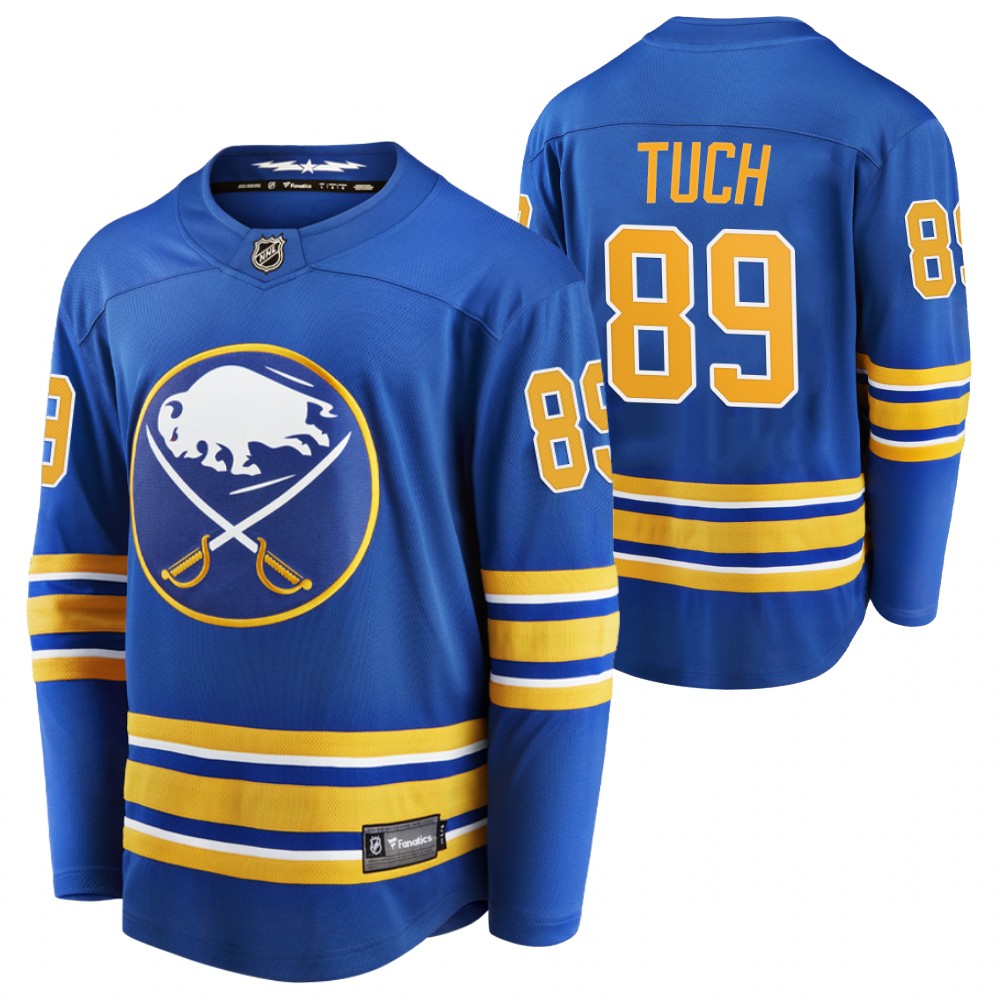 Sabres #89 Alex Tuch Royal Home Jersey