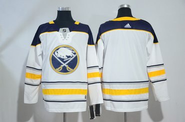 Sabres Blank White Adidas Jersey