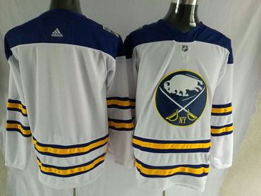 Sabres Blank White Adidas Jersey
