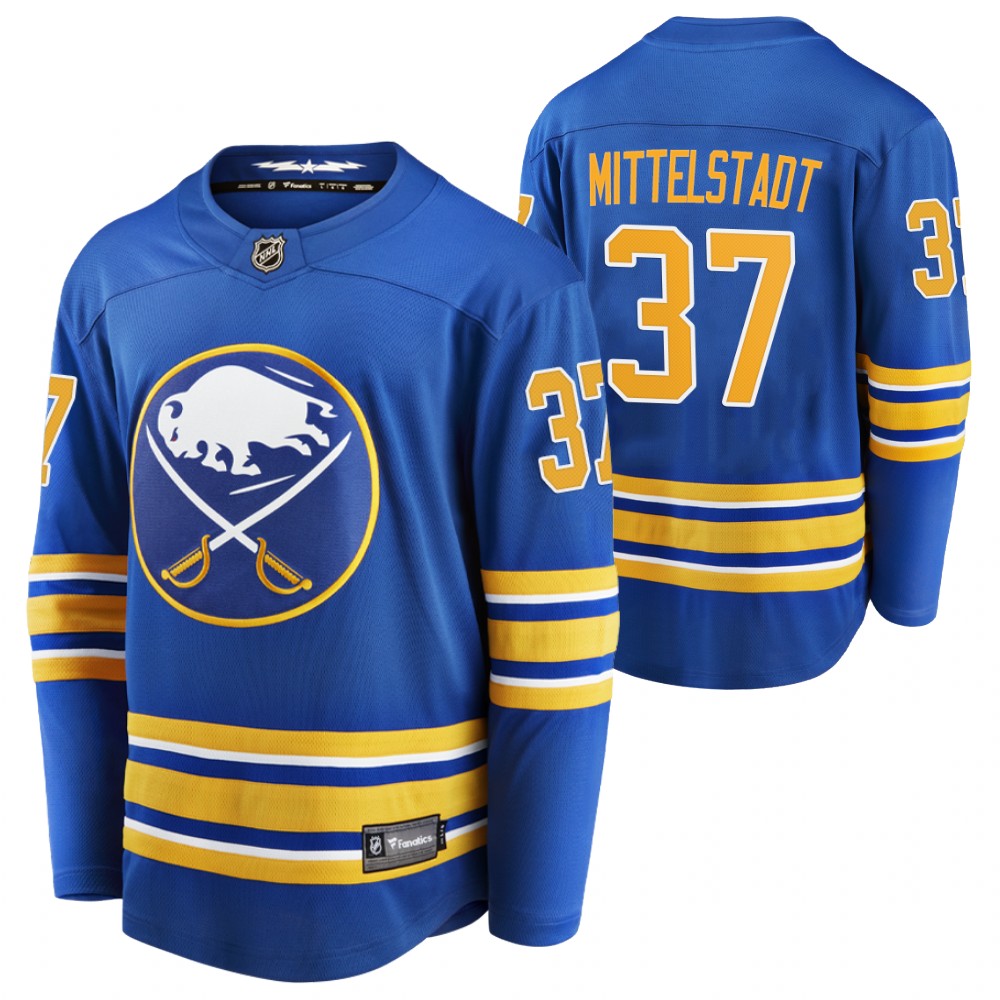 Sabres Casey Mittelstadt Jersey Home Royal Player Men