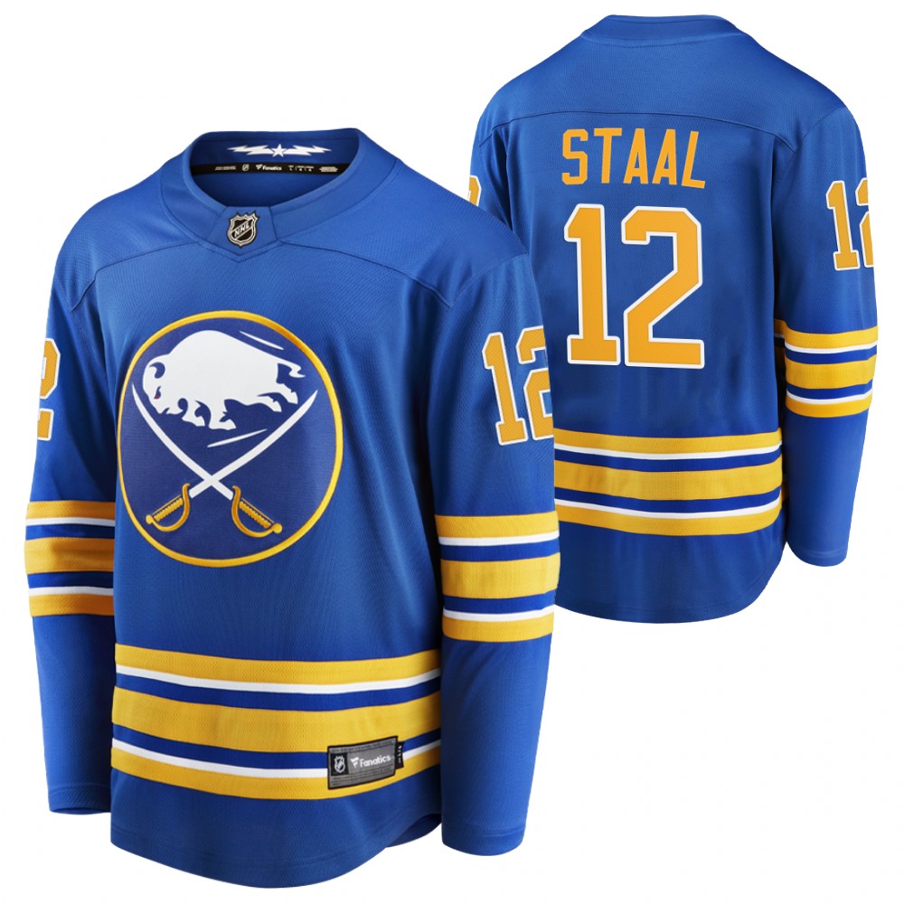 Sabres Eric Staal Jersey Home Royal Breakaway Player Men