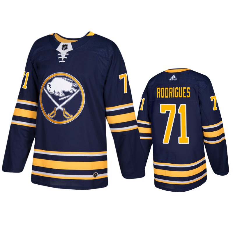 Sabres Evan Rodrigues Navy Home Jersey