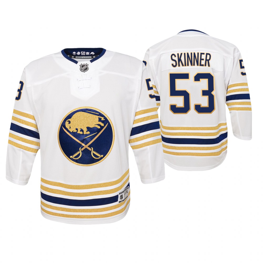 Sabres Jeff Skinner Youth Premier 2019-20 50th Season Jersey
