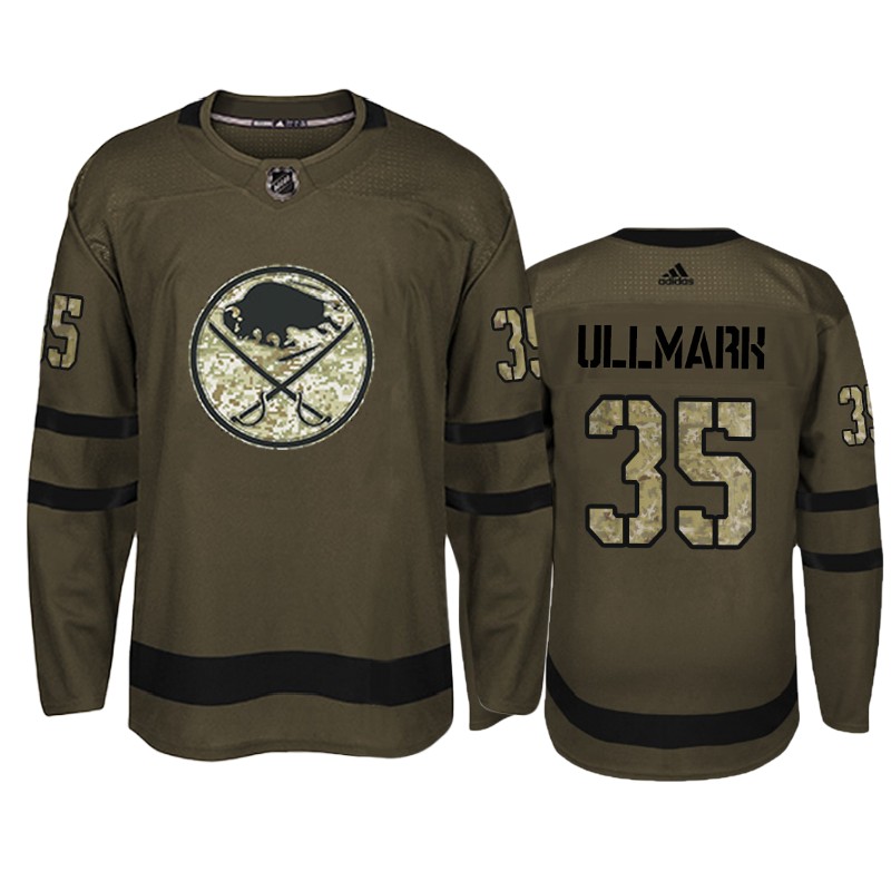 Sabres Linus Ullmark Camo Military Jersey