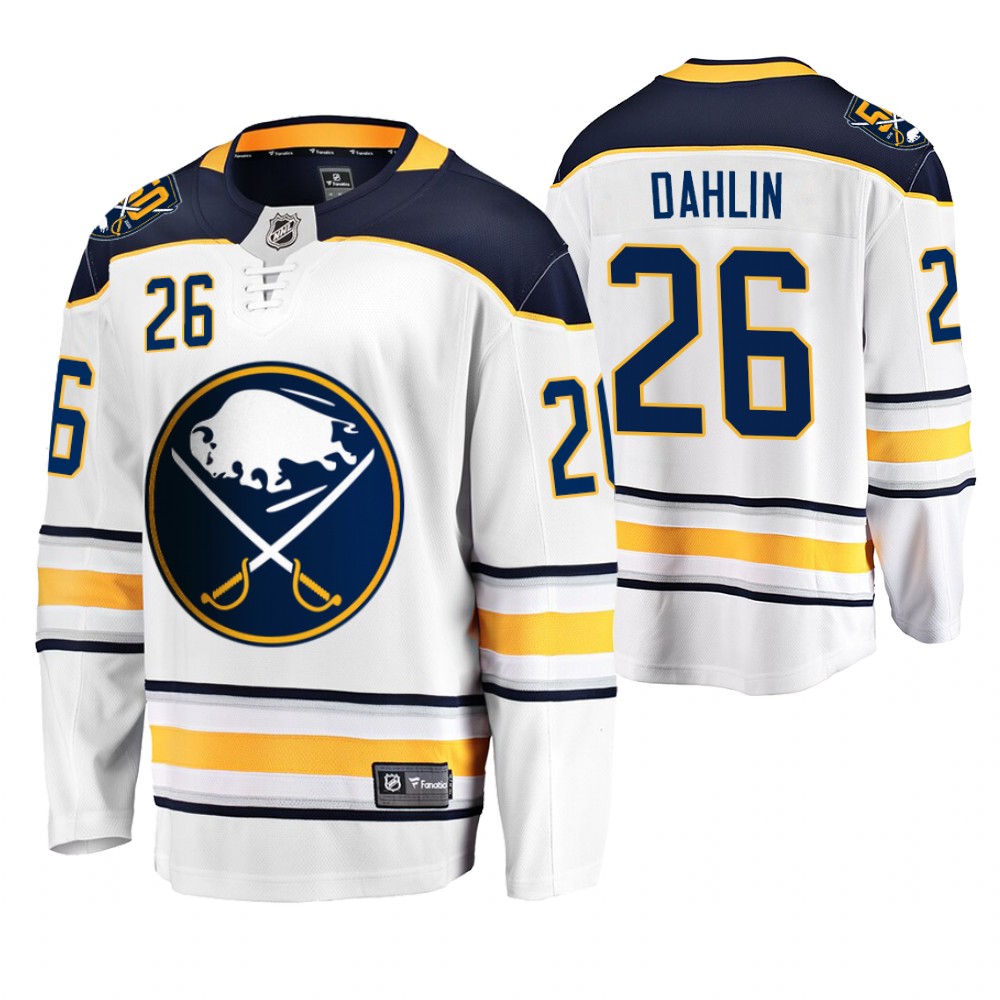 Sabres Rasmus Dahlin White 50th Anniversary Breakaway Player Men's Jersey