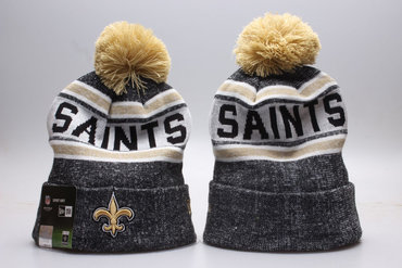Saints Fresh Logo White & Gray Knit Hat YP
