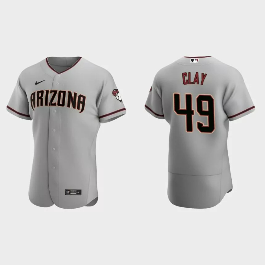Sam Clay Arizona Diamondbacks Authentic Road Jersey – Gray.jpg