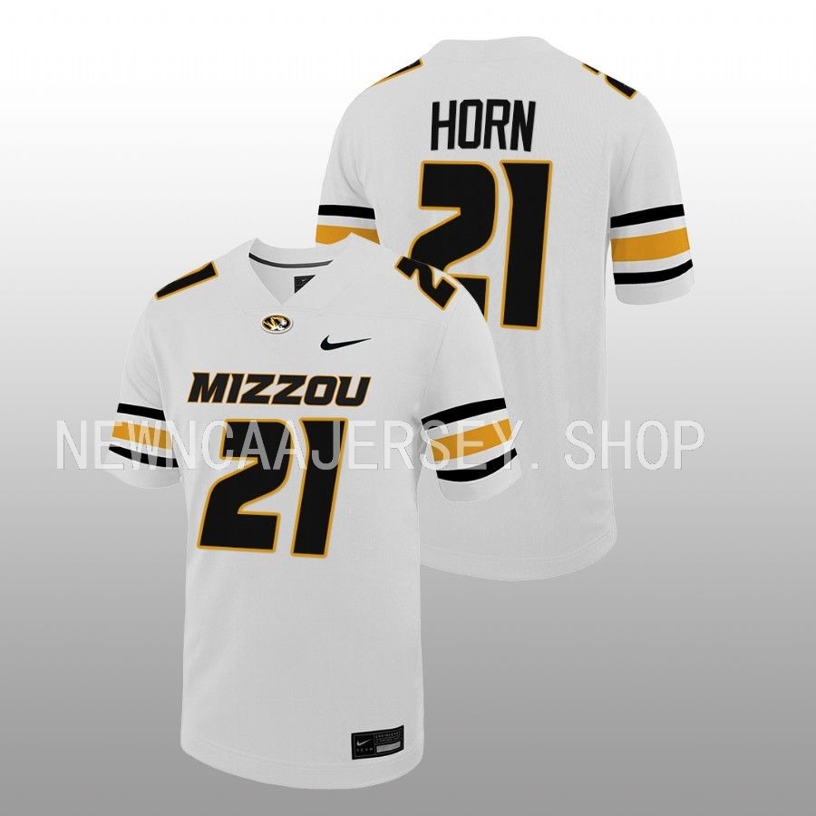 Sam Horn Missouri Tigers White Untouchable Game Football Jersey