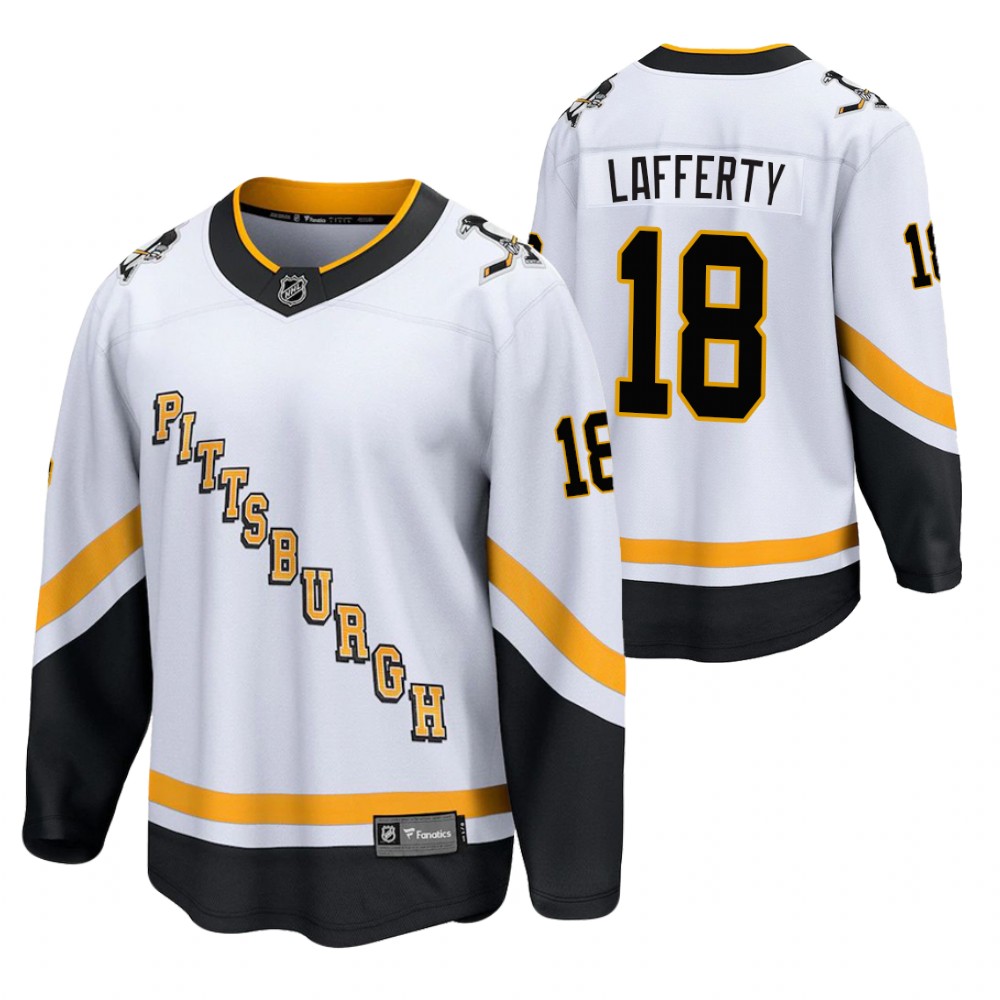 Sam Lafferty Penguins 2021 Special Edition White Jersey
