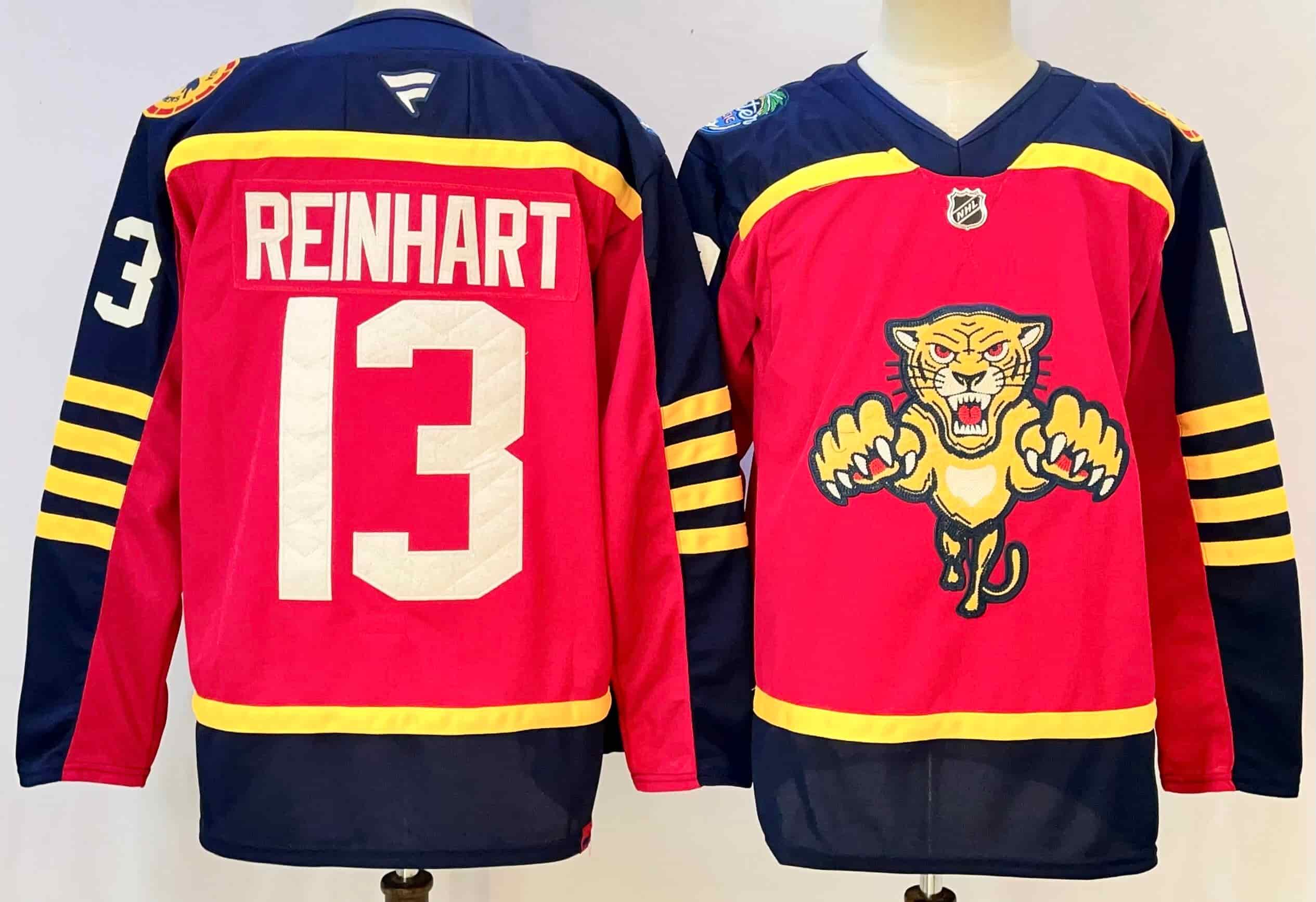Sam Reinhart Florida Panthers Fanatics Breakaway Player Jersey