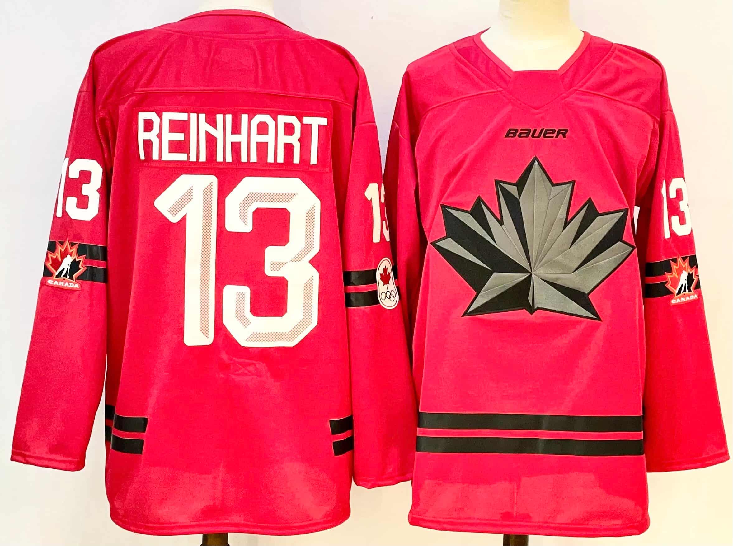 Sam Reinhart Hockey  Canada 2026 Replica Jersey - Black