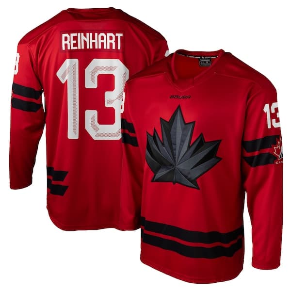 Sam Reinhart Hockey Canada 2026 Replica Jersey - Black
