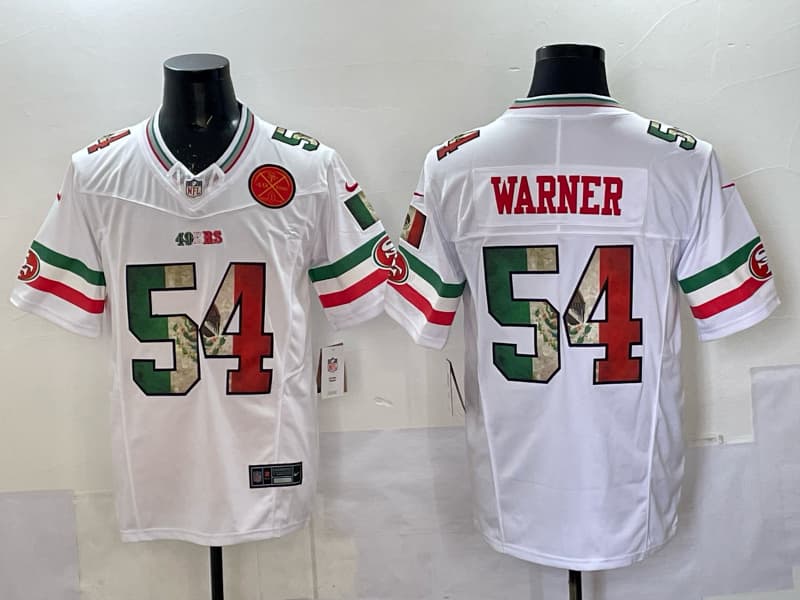 San      Francisco 49ers   Jersey - All Stitched Fred Warner - 54