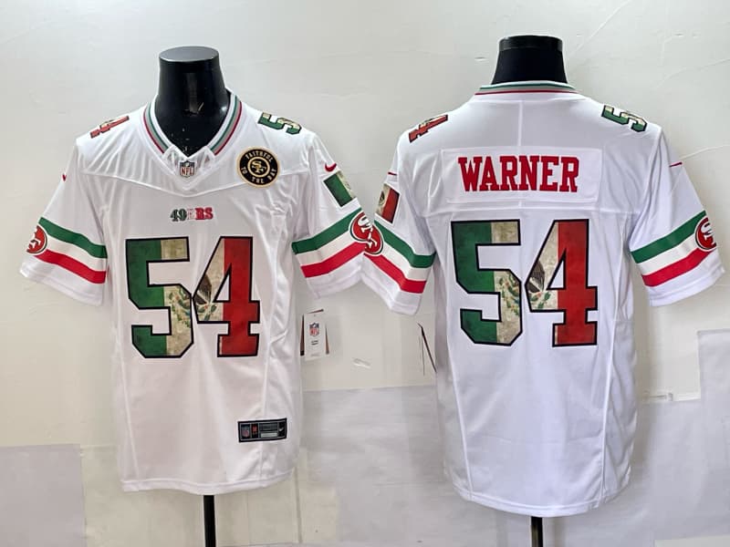 San  Francisco 49ers    Jersey - All Stitched Fred Warner - 54