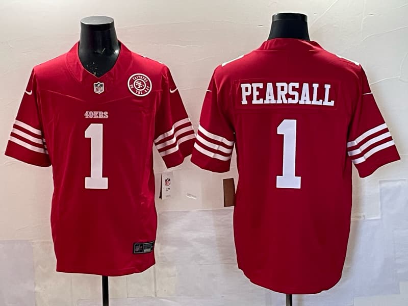 San  Francisco 49ers  Vapor F.U.S.E. Limited  Jersey - All Stitched 1 Ricky Pearsall
