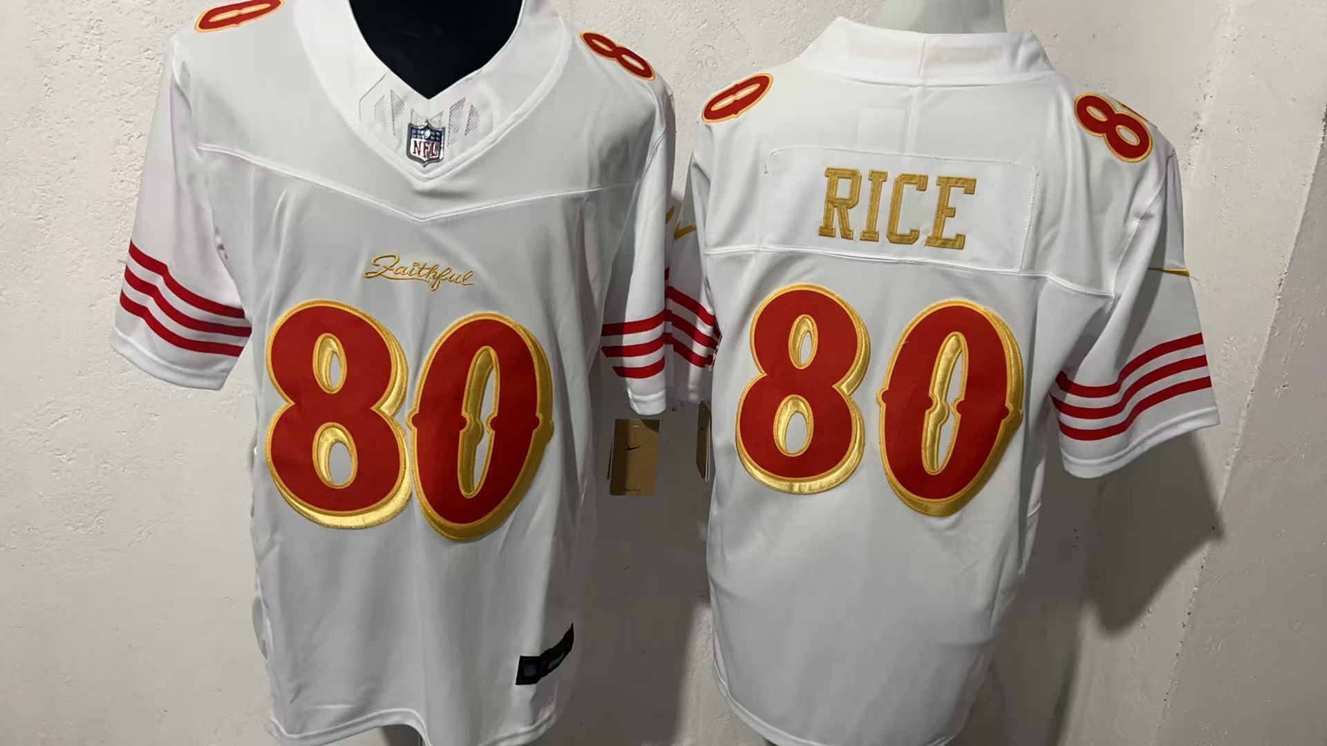 San  Francisco 49ers Jerry Rice   80