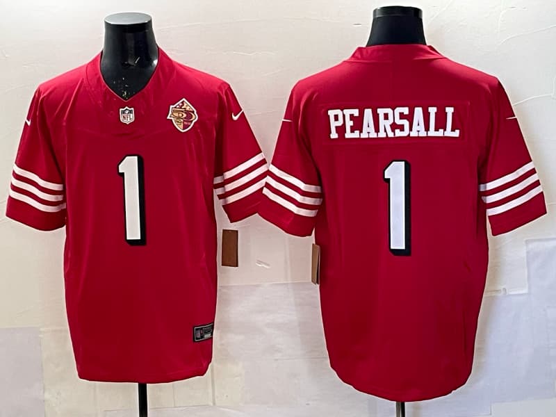 San  Francisco 49ers Vapor F.U.S.E. Limited  Jersey - All Stitched 1 Ricky Pearsall