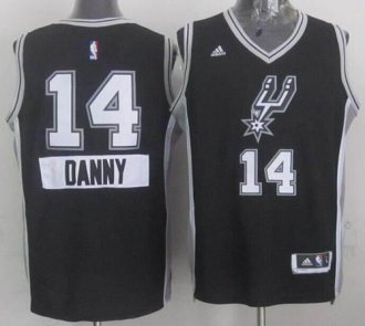 San Antonio Spurs #14 Danny Green Black 2014-15 Christmas Day Stitched NBA Jersey