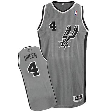 San Antonio Spurs #4 Danny Green Grey Alternate NBA Jersey
