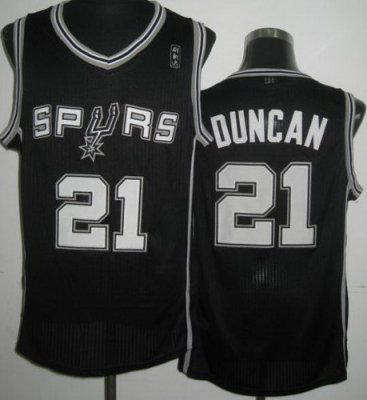San Antonio Spurs 21 Tim Duncan Black Revolution 30 NBA Jerseys