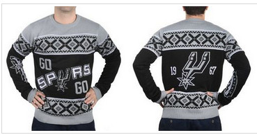 San Antonio Spurs Men''s NBA Ugly Sweater