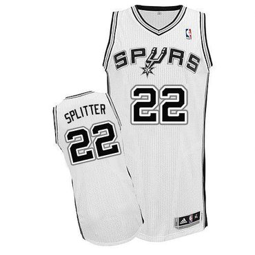 San Antonio Spurs Revolution 30 #22 Tiago Splitter White Stitched NBA Jersey