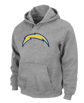 San Diego Charger Logo Pullover Hoodie Grey