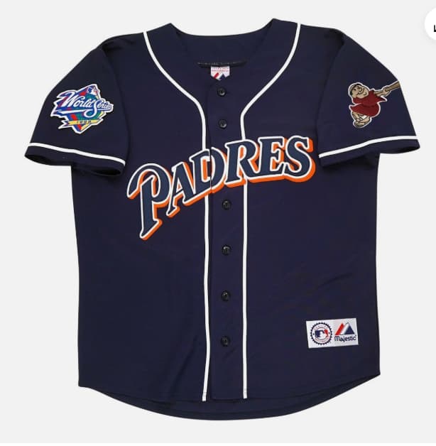 San Diego Padres 1998 World Series Alt Navy Blue Jersey